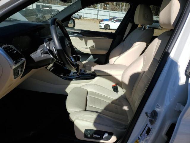5UXTS1C07M9G53677 - 2021 BMW X3 XDRIVE30E Սպիտակ լուսանկար 7