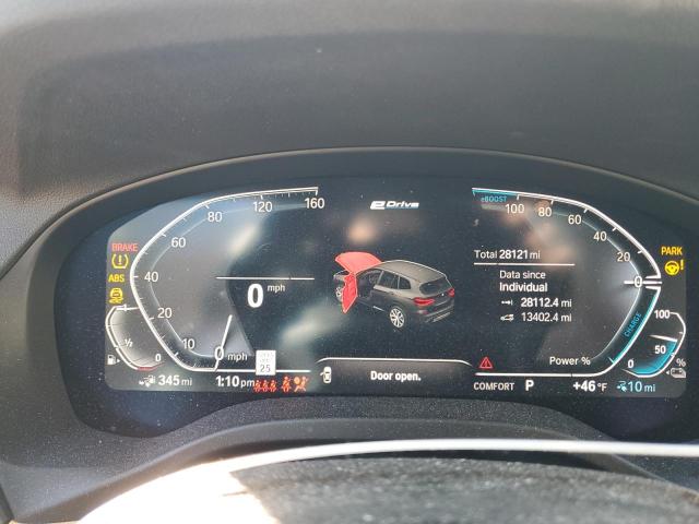 5UXTS1C07M9G53677 - 2021 BMW X3 XDRIVE30E Սպիտակ լուսանկար 9