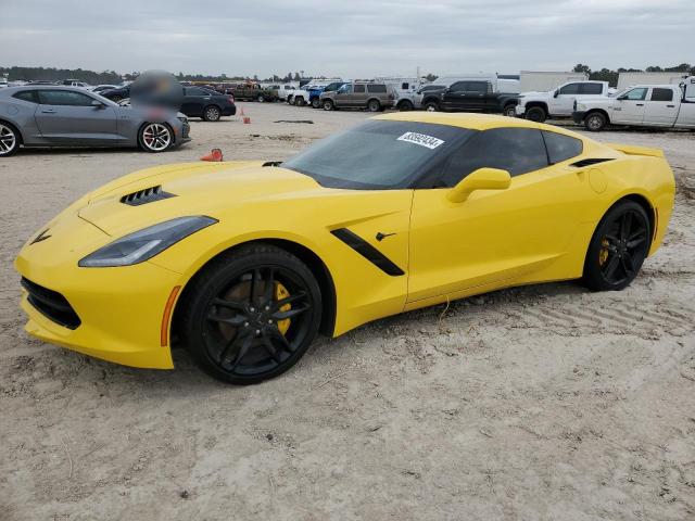 1G1YA2D7XK5122382 - 2019 CHEVROLET CORVETTE STINGRAY 1LT YELLOW photo 1