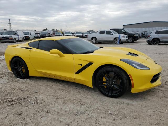 1G1YA2D7XK5122382 - 2019 CHEVROLET CORVETTE STINGRAY 1LT YELLOW photo 4