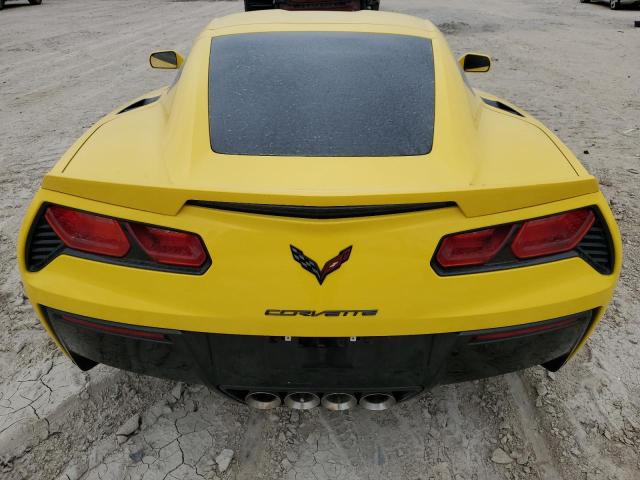 1G1YA2D7XK5122382 - 2019 CHEVROLET CORVETTE STINGRAY 1LT YELLOW photo 6