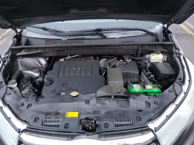 5TDJKRFH0FS096847 - 2015 TOYOTA HIGHLANDER XLE GRAY photo 12