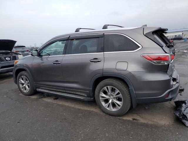 5TDJKRFH0FS096847 - 2015 TOYOTA HIGHLANDER XLE GRAY photo 2