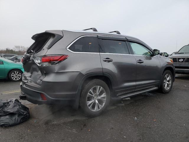 5TDJKRFH0FS096847 - 2015 TOYOTA HIGHLANDER XLE GRAY photo 3