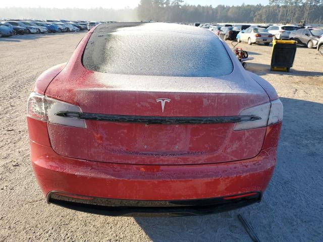 5YJSA1E51MF435472 - 2021 TESLA MODEL S RED photo 6