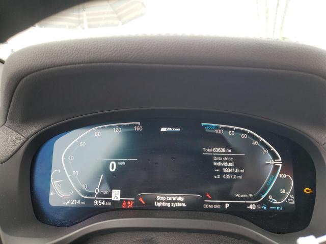 5UXTS1C08M9H28144 - 2021 BMW X3 XDRIVE30E BLACK photo 9