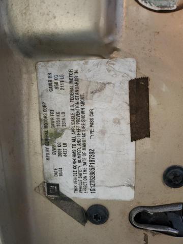 1G1ZT62885F187392 - 2005 CHEVROLET MALIBU MAXX LS 棕色 照片 12