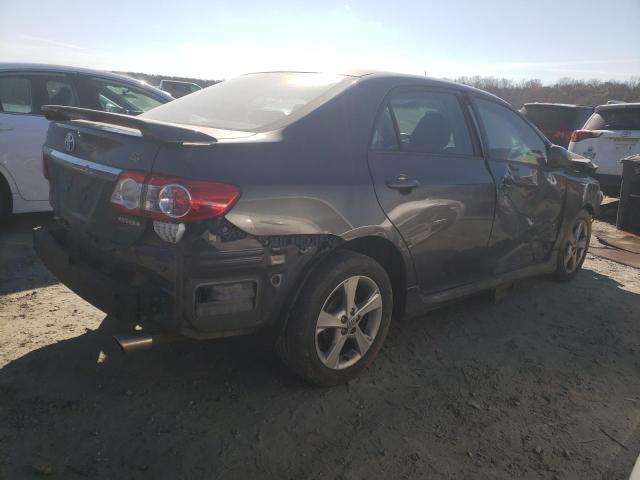 5YFBU4EEXCP019559 - 2012 TOYOTA COROLLA BASE رمادي صورة 3