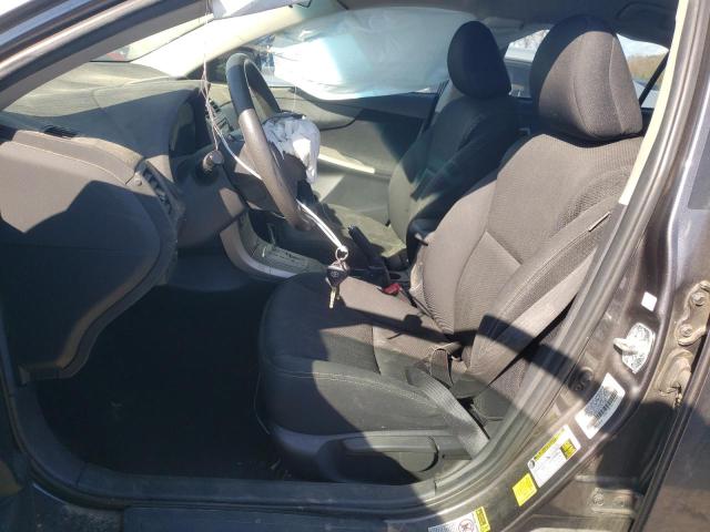 5YFBU4EEXCP019559 - 2012 TOYOTA COROLLA BASE رمادي صورة 7