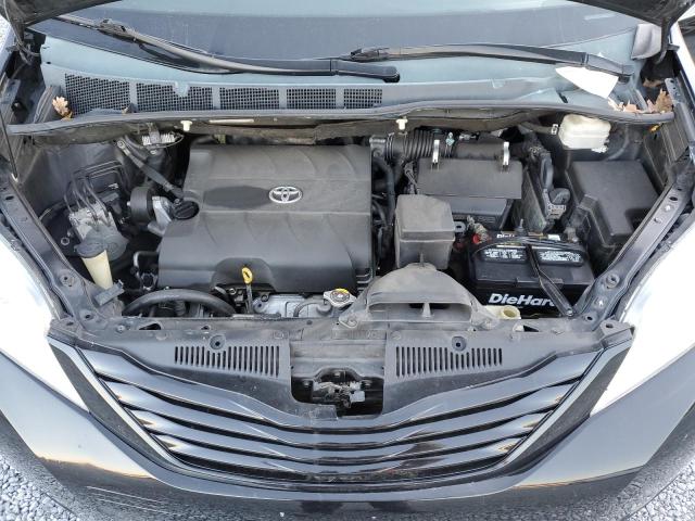 5TDZK3DC8DS293902 - 2013 TOYOTA SIENNA BLACK photo 12