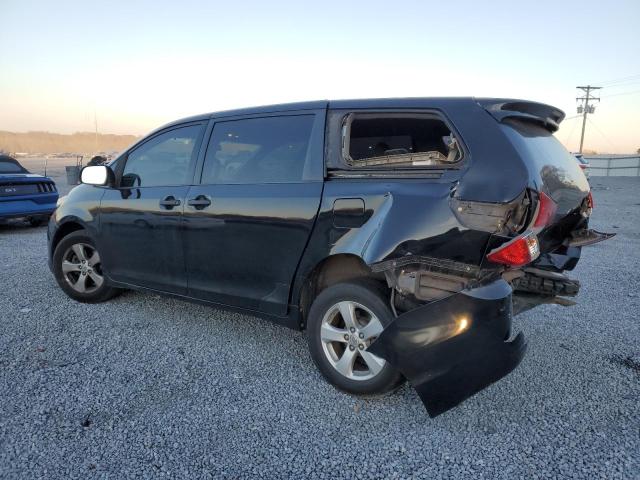 5TDZK3DC8DS293902 - 2013 TOYOTA SIENNA BLACK photo 2