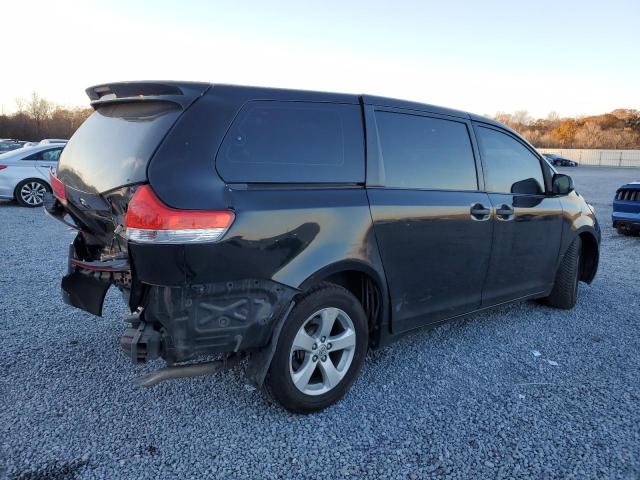5TDZK3DC8DS293902 - 2013 TOYOTA SIENNA BLACK photo 3