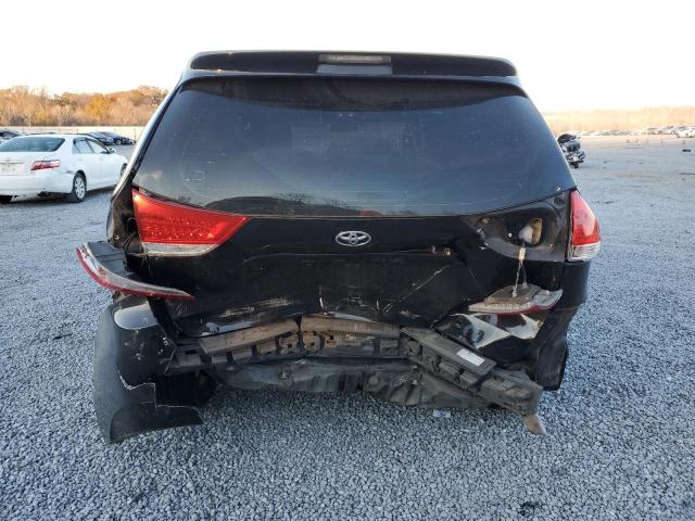 5TDZK3DC8DS293902 - 2013 TOYOTA SIENNA BLACK photo 6