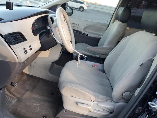 5TDZK3DC8DS293902 - 2013 TOYOTA SIENNA BLACK photo 7