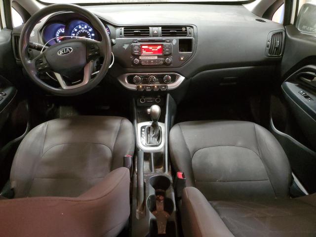 KNADM4A33E6348883 - 2014 KIA RIO LX WHITE photo 8