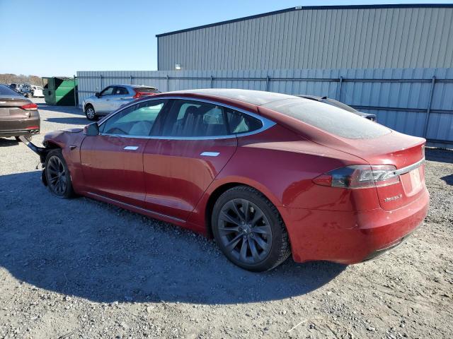 5YJSA1E27JF259609 - 2018 TESLA MODEL S RED photo 2