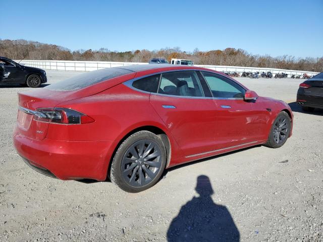 5YJSA1E27JF259609 - 2018 TESLA MODEL S RED photo 3
