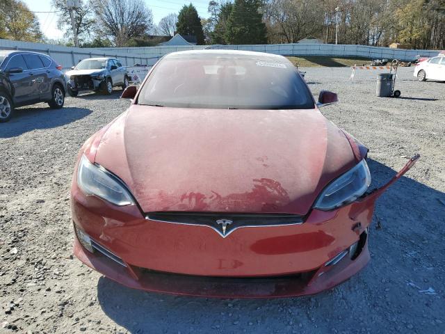 5YJSA1E27JF259609 - 2018 TESLA MODEL S RED photo 5