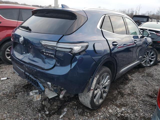 LRBFZSR44PD177380 - 2023 BUICK ENVISION AVENIR BLUE photo 3