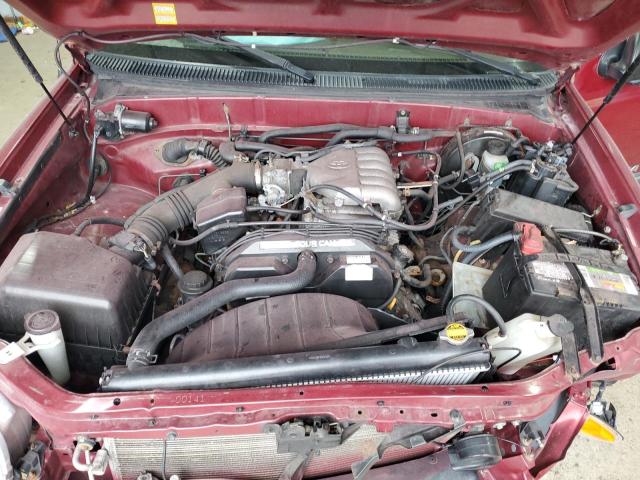 5TBRN34132S328311 - 2002 TOYOTA TUNDRA ACCESS CAB SR5 RED photo 11