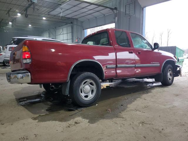 5TBRN34132S328311 - 2002 TOYOTA TUNDRA ACCESS CAB SR5 RED photo 3
