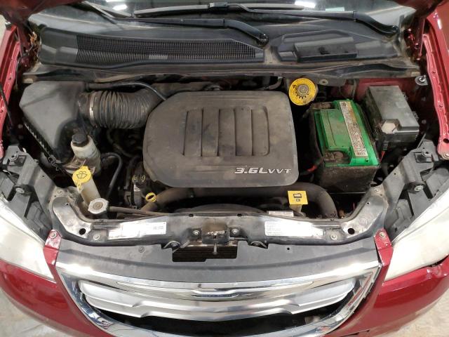 2C4RC1CG6DR781518 - 2013 CHRYSLER TOWN & COU TOURING L RED photo 12