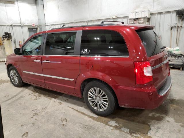 2C4RC1CG6DR781518 - 2013 CHRYSLER TOWN & COU TOURING L RED photo 2