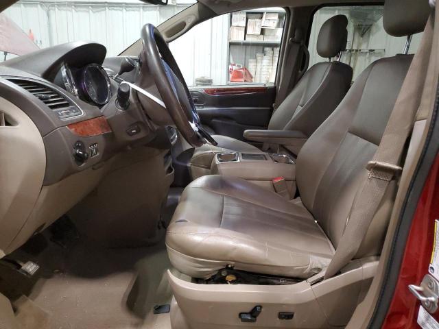 2C4RC1CG6DR781518 - 2013 CHRYSLER TOWN & COU TOURING L RED photo 7