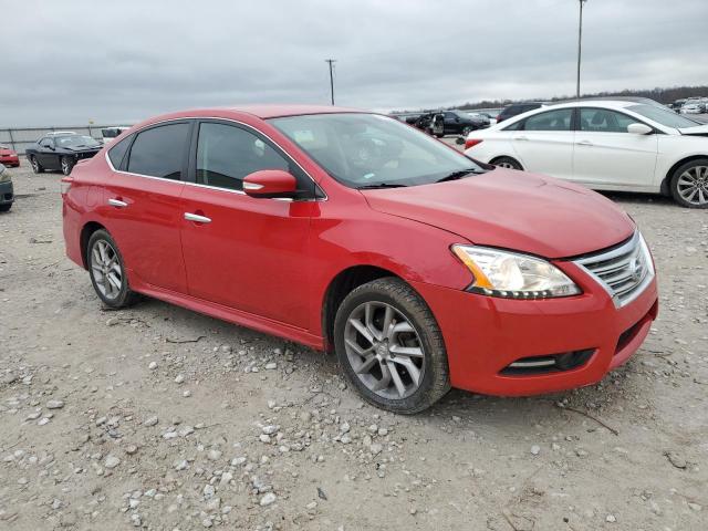 3N1AB7AP3FY276130 - 2015 NISSAN SENTRA S RED photo 4