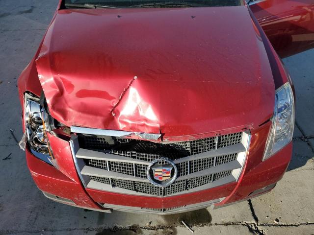 1G6DF577180188932 - 2008 CADILLAC CTS RED photo 11