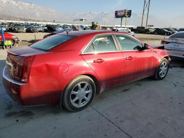 1G6DF577180188932 - 2008 CADILLAC CTS RED photo 3