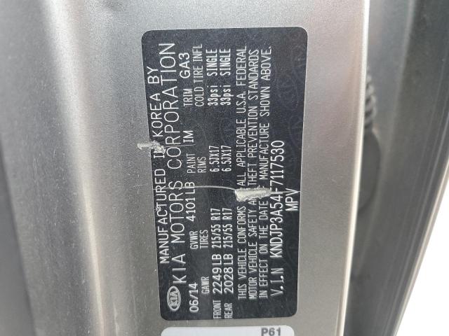 KNDJP3A54F7117530 - 2015 KIA SOUL + GRAY photo 14