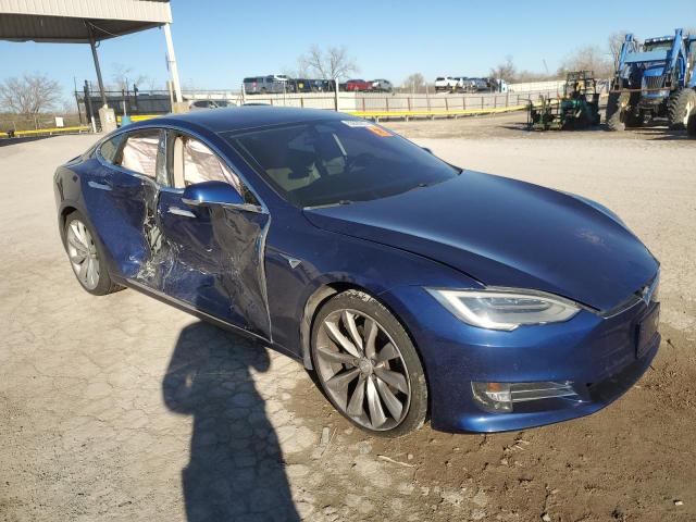 5YJSA1E24GF173912 - 2016 TESLA MODEL S BLUE photo 4
