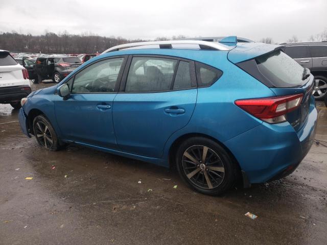 4S3GTAC65K3712775 - 2019 SUBARU IMPREZA PREMIUM BLUE photo 2