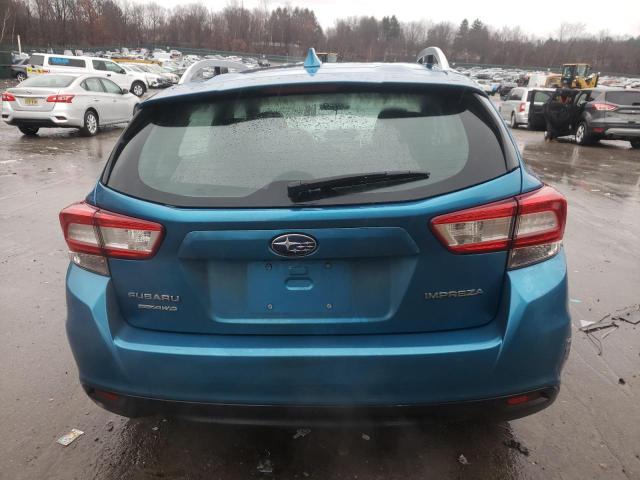 4S3GTAC65K3712775 - 2019 SUBARU IMPREZA PREMIUM BLUE photo 6