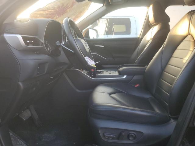 5TDHZRAH2NS140542 - 2022 TOYOTA HIGHLANDER XLE BLACK photo 7