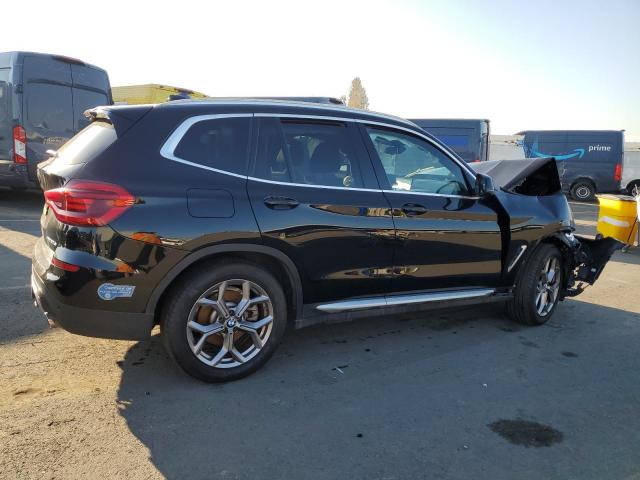 5UXTS1C09M9G91346 - 2021 BMW X3 XDRIVE30E BLACK photo 3