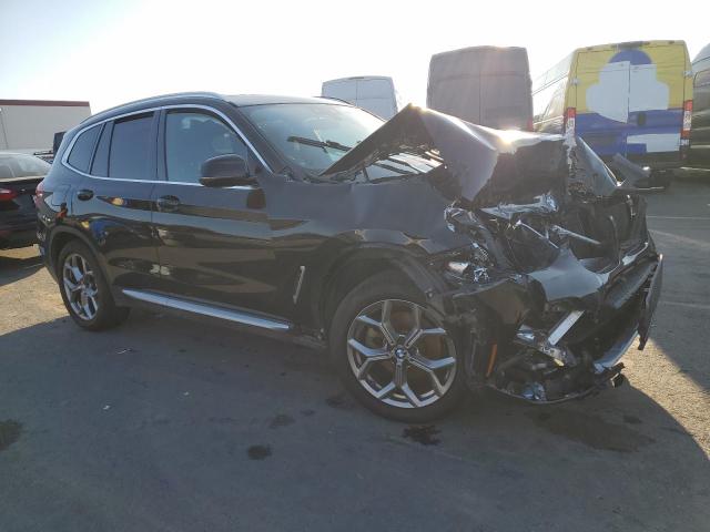 5UXTS1C09M9G91346 - 2021 BMW X3 XDRIVE30E BLACK photo 4