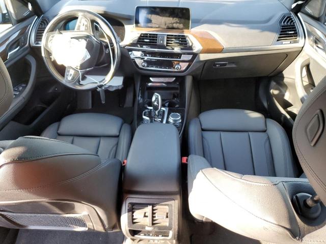 5UXTS1C09M9G91346 - 2021 BMW X3 XDRIVE30E BLACK photo 8