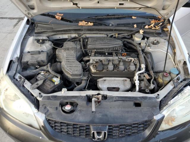 1HGEM211X4L005600 - 2004 HONDA CIVIC DX VP SILVER photo 11