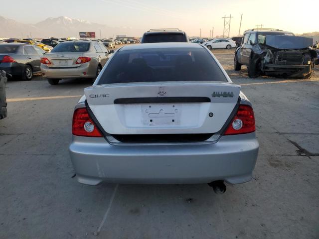 1HGEM211X4L005600 - 2004 HONDA CIVIC DX VP SILVER photo 6
