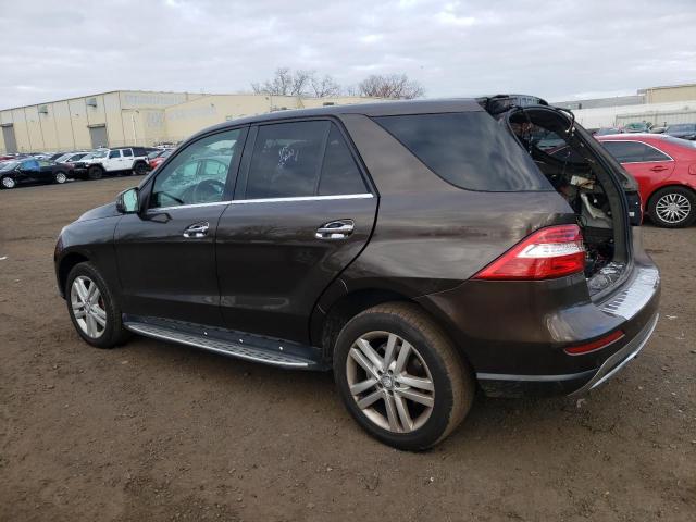 4JGDA5HBXEA311238 - 2014 MERCEDES-BENZ ML 350 4MATIC BROWN photo 2