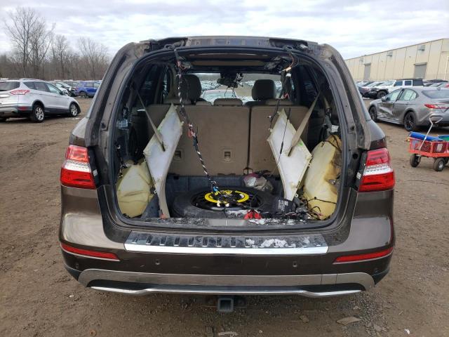 4JGDA5HBXEA311238 - 2014 MERCEDES-BENZ ML 350 4MATIC BROWN photo 6