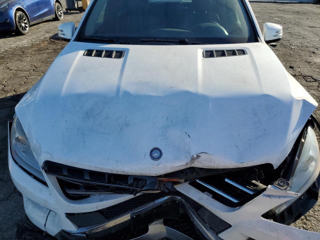 4JGDA5HB6FA553106 - 2015 MERCEDES-BENZ ML 350 4MATIC WHITE photo 12