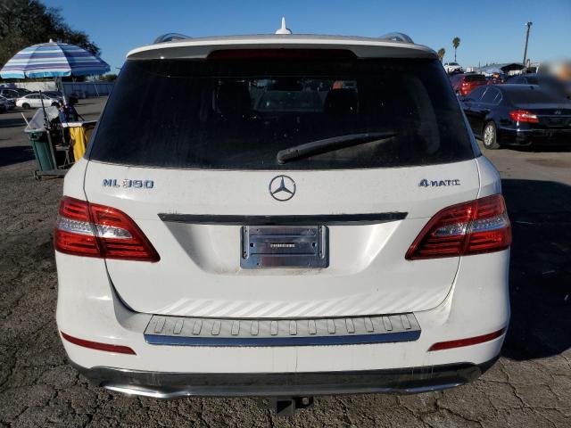 4JGDA5HB6FA553106 - 2015 MERCEDES-BENZ ML 350 4MATIC WHITE photo 6