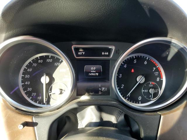 4JGDA5HB6FA553106 - 2015 MERCEDES-BENZ ML 350 4MATIC WHITE photo 9