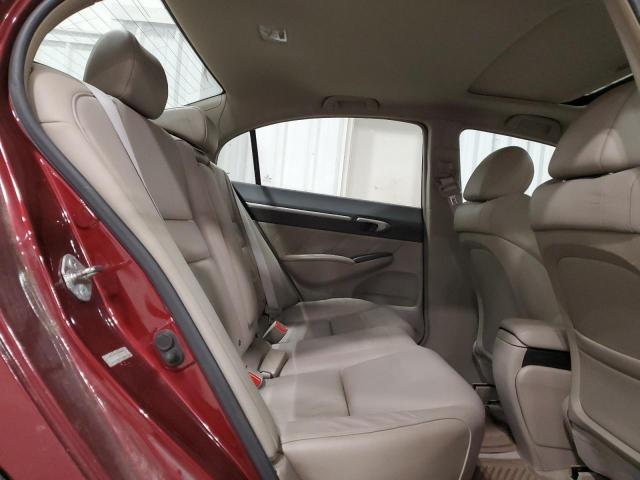 19XFA1F98AE004390 - 2010 HONDA CIVIC EXL მუქწითელი ფოტო 10