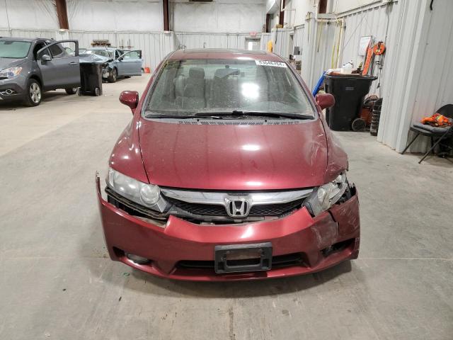 19XFA1F98AE004390 - 2010 HONDA CIVIC EXL მუქწითელი ფოტო 5