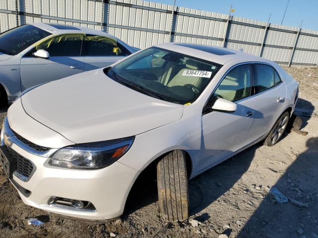1G11G5SX3FF329801 - 2015 CHEVROLET MALIBU LTZ WHITE photo 1