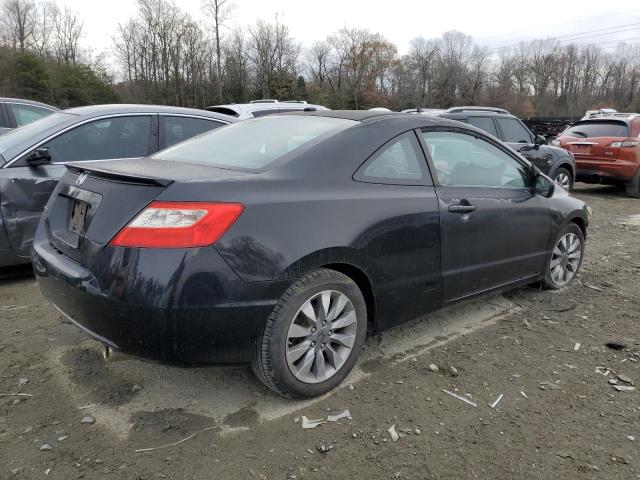 2HGFG12999H504144 - 2009 HONDA CIVIC EXL შავი ფოტო 3